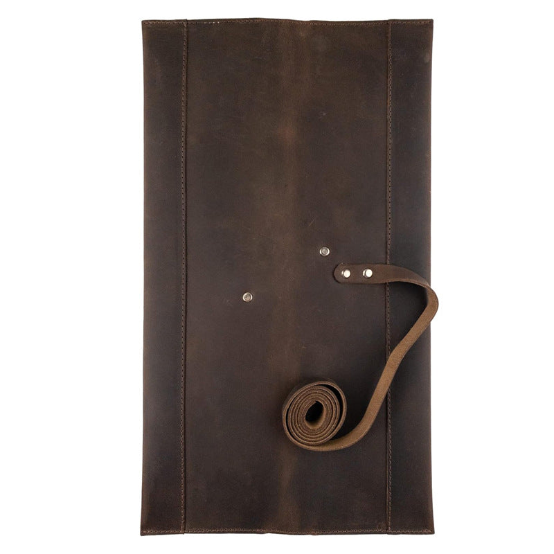 The Chef's Leather Knife Roll - Cowhide Knife Bag for Chefs