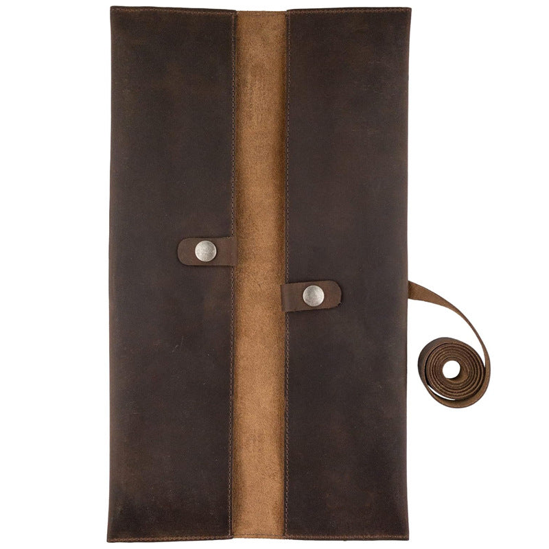 The Chef's Leather Knife Roll - Cowhide Knife Bag for Chefs