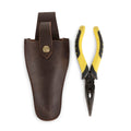 Leather Plier & Pruner Holster - Top-Grain Cowhide Belt Sheath
