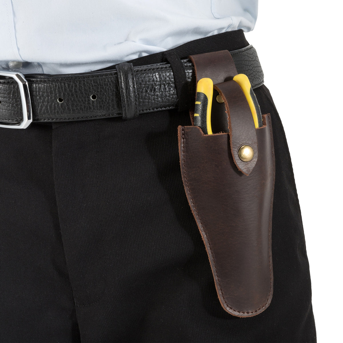 Leather Plier & Pruner Holster - Top-Grain Cowhide Belt Sheath